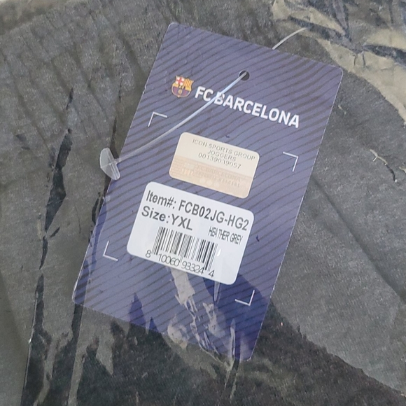 Icon Sports FC Barcelona Youth Logo Joggers - Picture 4 of 4